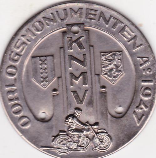 OORLOGSMONUMENTEN A 1947 K N M V, Postzegels en Munten, Penningen en Medailles, Overige materialen, Verzenden