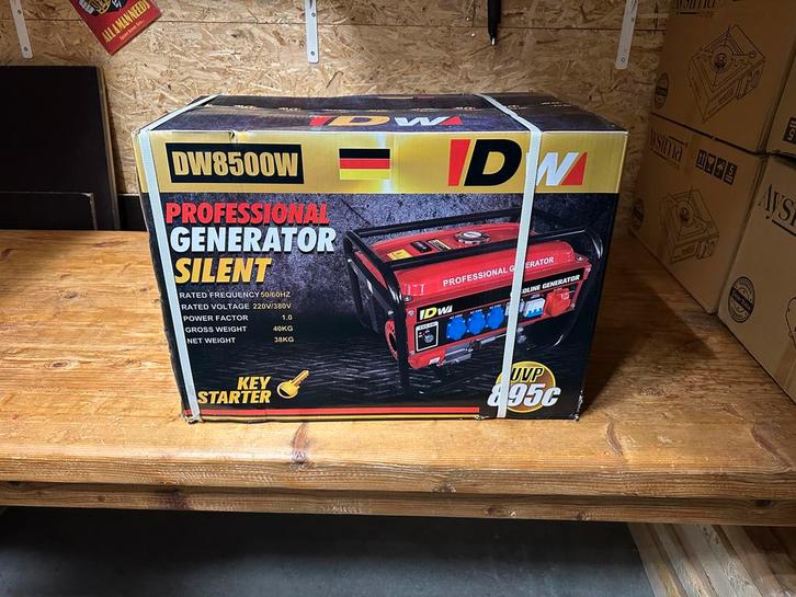 Professionele Generators / aggregaat Jet Tools-Nieuw in doos, Doe-het-zelf en Verbouw, Aggregaten, Nieuw, Benzine, 5 tot 10 kVA