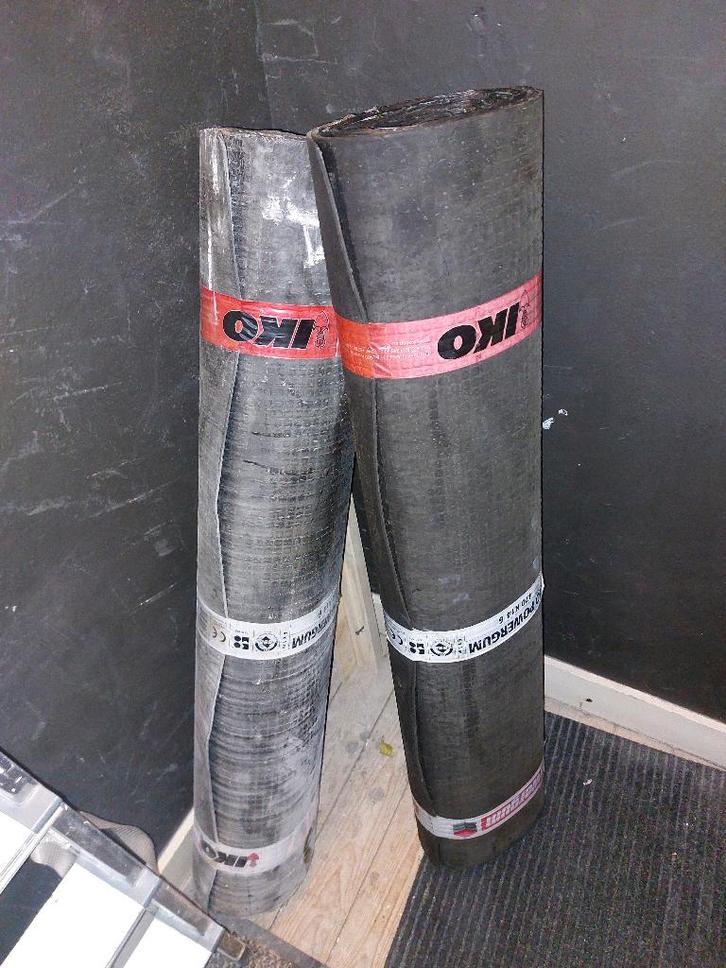 NIEUW: Bitumen dakbedekking - IKO Powergum 470 K14 6, Doe-het-zelf en Verbouw, Dakpannen en Dakbedekking, Nieuw, Dakleer, Overige materialen