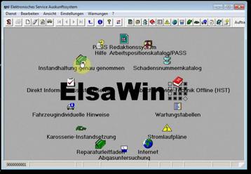 Elsawin 6.0 Alle VAG VW, AUDI, SKODA, SEAT op 1 USB stick