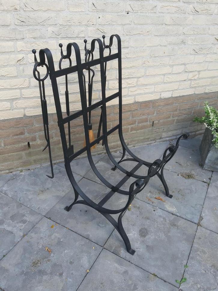 Haardstel met toebehoren, Huis en Inrichting, Overige Huis en Inrichting, Zo goed als nieuw, Ophalen