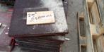 2 m2 rubber tegels 50 x 50 en 65mm dik., Ophalen, Gebruikt, Overige typen, Rubber