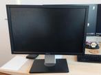 Dell monitor P2210f Zwart - 22 inch - 1680x1050 - DP - DVI, In hoogte verstelbaar, VGA, Gaming, Ophalen of Verzenden