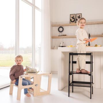 Houten montessori leertoren Jindl 2-in-1 (NIEUW) beschikbaar voor biedingen