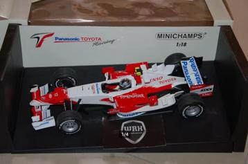 SALE 1:18 F1 TOYOTA PRESENTATION TRULLI 2007 Minichamps WRH beschikbaar voor biedingen