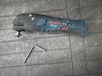 Bosch GOP 10.8V-LI / 12V multitool, Ophalen of Verzenden, Gebruikt, Bosch Professional (Blauw), 70 mm of meer