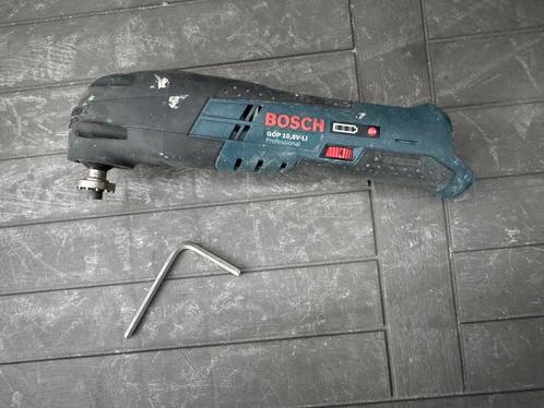Bosch GOP 10.8V-LI / 12V multitool, Doe-het-zelf en Verbouw, Gereedschap | Zaagmachines, Gebruikt, 70 mm of meer, Ophalen of Verzenden