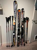 Ski's Fischer + Stokken 2 vakanties oud 1.75, Ophalen, 160 tot 180 cm, Carve, Skiën