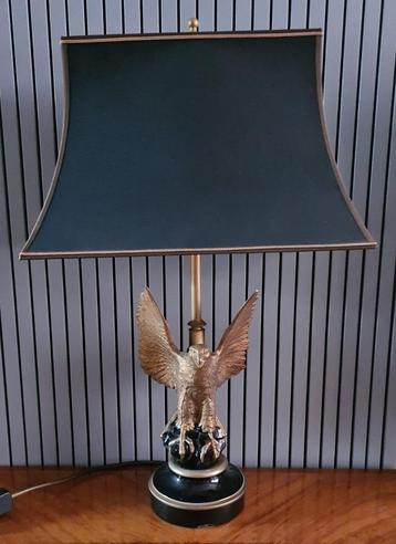 Loevsky & Loevsky, adelaar tafellamp, verguld, 70s beschikbaar voor biedingen