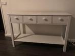 Vintage landelijk brocante sidetable vakkenkast tv kast WIT, Huis en Inrichting, Ophalen, Gebruikt, 100 tot 150 cm, Landelijke brocant franse vt wonen vtwonen tvkast muurkast