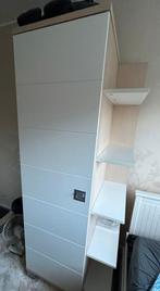 Te koop kledingkast met planken, Huis en Inrichting, Kasten | Kledingkasten, Ophalen, 50 tot 100 cm, Zo goed als nieuw, 150 tot 200 cm