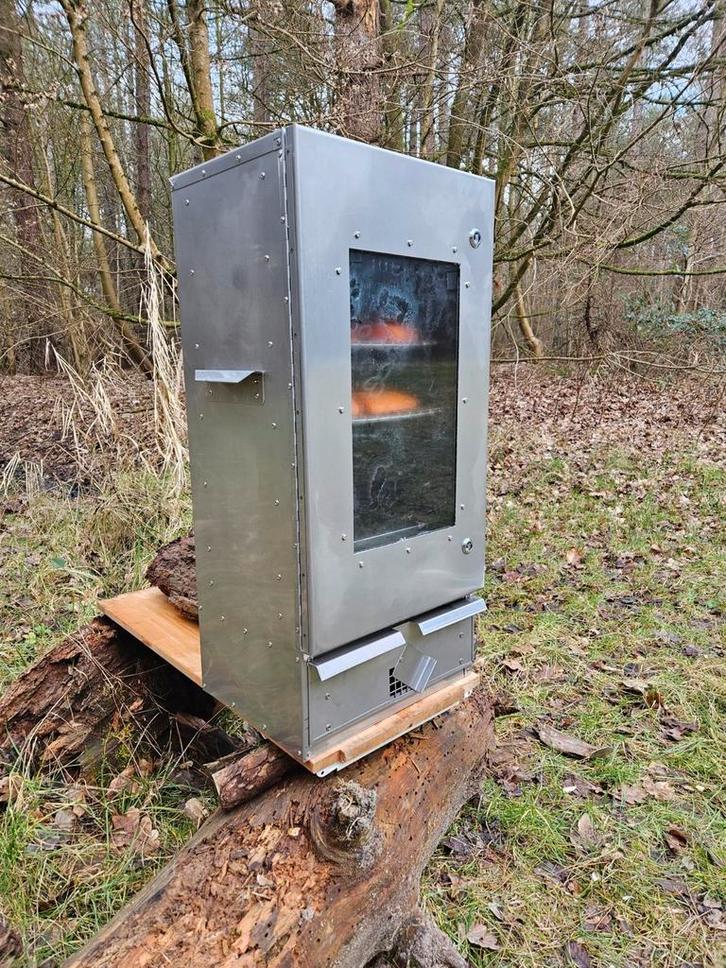 rookkasten rookton, Huis en Inrichting, Kachels, Zo goed als nieuw, Houtkachel, Hout, Ophalen of Verzenden