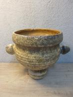 Vintage keramiek hangpot bloempot, Ophalen of Verzenden, Gebruikt, Rond, Binnen