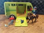 playmobil 6928 paardentrailer, Ophalen of Verzenden, Gebruikt, Complete set