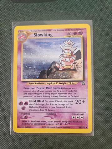 Slowking Neo genesis 14/111 beschikbaar voor biedingen