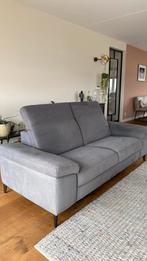 Zitbank kleur antraciet met  2 hoofdsteunen 210cm, Huis en Inrichting, Banken | Sofa's en Chaises Longues, Ophalen, Driepersoons
