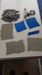 Lego blauw en grijze treinrails 4,5 v, Ophalen of Verzenden, Gebruikt, Losse stenen, Lego