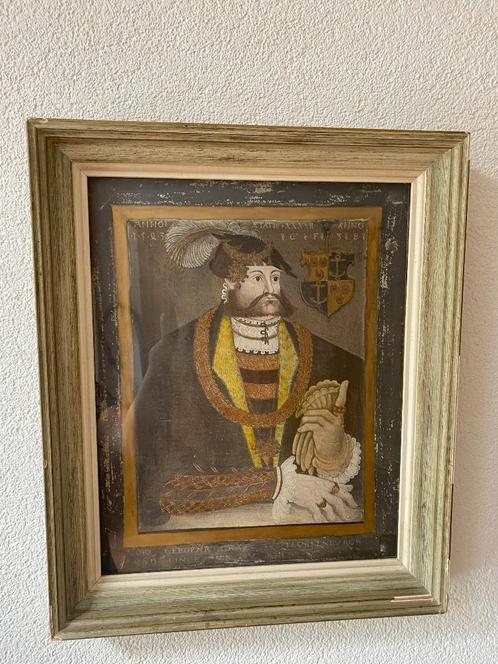 Portret Graf Konrad von Tecklenburg (Graaf Koenraad van Teck, Antiek en Kunst, Curiosa en Brocante, Ophalen of Verzenden