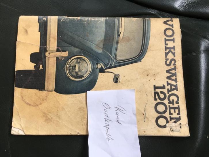 VW Kever 1200 instructieboekje, Auto diversen, Handleidingen en Instructieboekjes, Ophalen of Verzenden