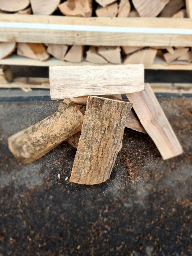 ESSEN haardhout ovengedroogd in pallet,bigbag,los,netzak, Tuin en Terras, Haardhout, Blokken, Essenhout, 6 m³ of meer, Ophalen of Verzenden