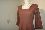 Max Mara oud roze jurk mooi aansluitend studs werkje mt S, Verzenden, Max Mara, Zo goed als nieuw, Roze