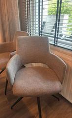 6 grijze stoelen in perfecte staat, Huis en Inrichting, Stoelen, Ophalen, Zo goed als nieuw, Vijf, Zes of meer stoelen, Stof