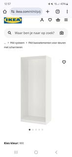 Ikea pax kast 236x100x58 wit, Ophalen, Zo goed als nieuw