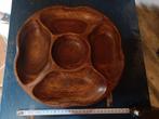 Vintage snack schaal, Ophalen of Verzenden, Zo goed als nieuw, Rond, Glas