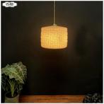 Opaline, glazen hanglampen Lampen Pendellamp  2 op voorraad, Ophalen, Vintage Art Deco Bauhaus, 50 tot 75 cm, Nb