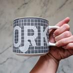 Starbucks new york subway collection grijs geel vogel mok xl, Ophalen of Verzenden, Zo goed als nieuw, Gebruiksvoorwerp