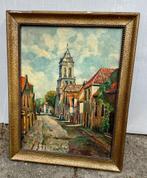 Schilderij met kerktoren, Ophalen