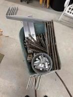 Grondopstelling zonnepanelen voor 9 panelen, Ophalen, 50 tot 100 mm, Gebruikt, Rvs