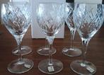 6 Stuks Vintage Wijnglazen Fostoria Kristal, Ophalen of Verzenden, Gebruikt, Overige typen