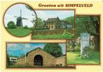 Ansichtkaart Simpelveld, molen, kapel, hoeve, Verzamelen, Ansichtkaarten | Nederland, Ophalen of Verzenden, 1980 tot heden, Ongelopen