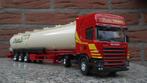 SCANIA Fricke Transporte silo oplegger Lion toys geen wsi, Hobby en Vrije tijd, Modelauto's | 1:50, Ophalen of Verzenden, Zo goed als nieuw
