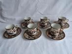 Kopjes en schoteltjes 6 stuks Japans porselein, antiek, Ophalen of Verzenden