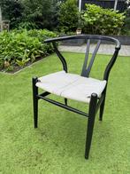 Wishbone stoelen, Huis en Inrichting, Stoelen, Ophalen, Gebruikt, Zwart, Wishbone stoelen