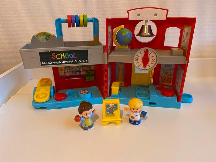 Fisher Price Little People School | compleet | zgan, Kinderen en Baby's, Speelgoed | Fisher-Price, Zo goed als nieuw, Speelset