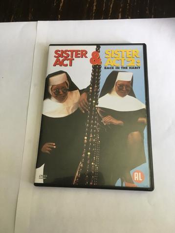 sister act 1 2 dvd whoopi goldberg (2 dvd's in een box) beschikbaar voor biedingen