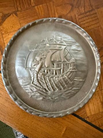 Koperen Wandbord Deerage England - Schip beschikbaar voor biedingen