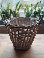 Rieten mand basket rotan Mand Plantenmand riet Nieuw, Mand, Rond, Nieuw, Ophalen of Verzenden