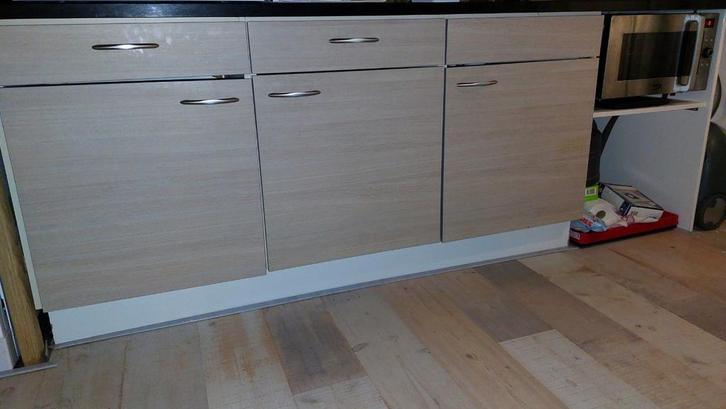 Keukenblok met granieten blad & apparatuur, Huis en Inrichting, Keuken | Keukenelementen, Gebruikt, Minder dan 100 cm, 50 tot 100 cm