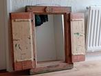 Oude spiegel met deurtjes, Ophalen, Minder dan 50 cm, Gebruikt, Minder dan 100 cm