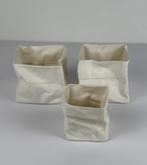 Set Paperbag Serax Kiki van Eijk porselein kreukelvaas, Ophalen, ., Vierkant, Binnen