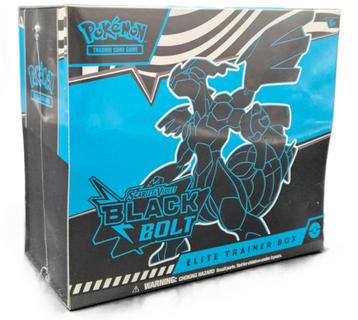 Pokémon Scarlet & Violet Black Bolt & White Flare Elite Trai beschikbaar voor biedingen