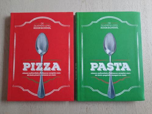 Zilveren lepel Kookschool PIZZA en PASTA, Boeken, Kookboeken, Zo goed als nieuw, Italië, Ophalen of Verzenden