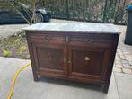 Gratis - Antiek houten kastje/toilettafel met marmeren blad, Antiek en Kunst, Ophalen