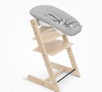 Stokke newbornset verstelbaar tripp trapp+extra hoes, Ophalen of Verzenden, Gebruikt, Meegroeistoel, Gordel(s)