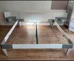 Auping Next 180x200cm Wit/Grijs + inhoud, Ophalen, Gebruikt, Tweepersoons, 180 cm