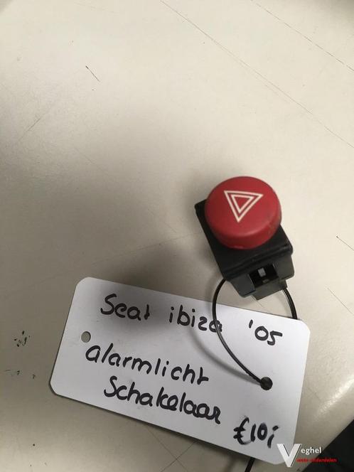 Seat Ibiza '05 alarmlichtschakelaar, Auto-onderdelen, Dashboard en Schakelaars, Gebruikt, Ophalen of Verzenden